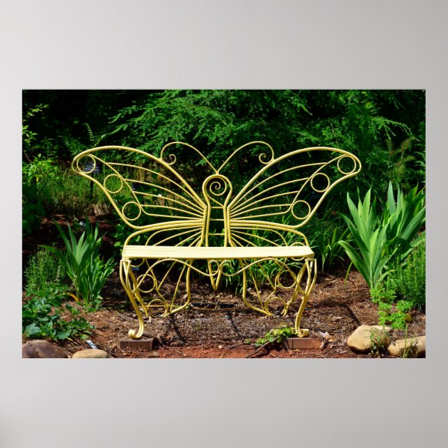 Butterfly Bench-stol Poster (Framsidan)