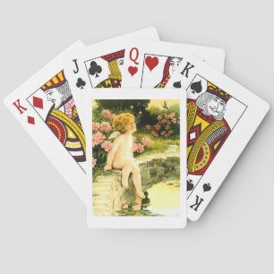BUTTERFLY Bessie Pease Gutmann Art Casinokort