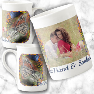 Butterfly Best Friend & Soulmate Benporslin Mugg