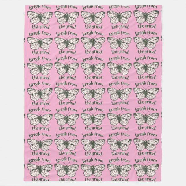 Butterfly BFTG Fleece Blanket (Framsidan)