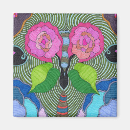 Butterfly - Big Ro Ögon Magnet