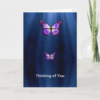 Butterfly-bild för Get well Soon Card Kort