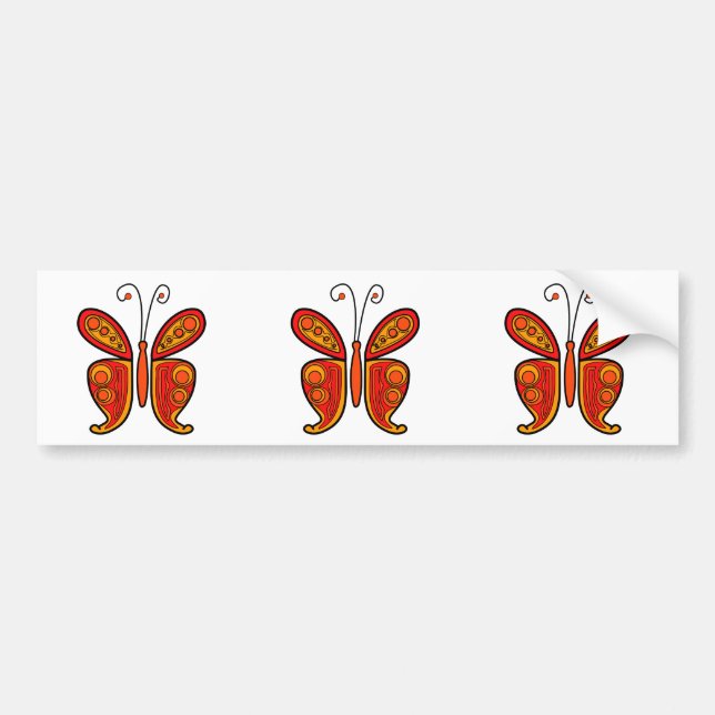 Butterfly Bildekal (Framsidan)