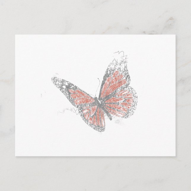 Butterfly (Biro) Vykort (Framsida)