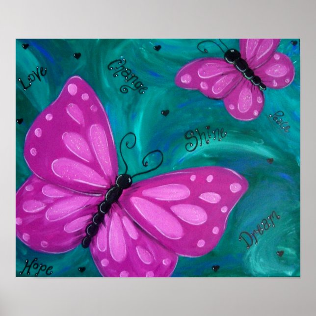 Butterfly Bliss Poster (Framsidan)