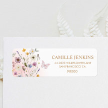 Butterfly Blommigt Garden Baby Shower