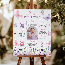 Butterfly-Blommigten första året - Poster av fotmi