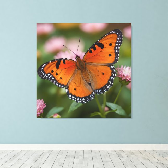 Butterfly Bloom Canvastryck (Insitu (trägolv))