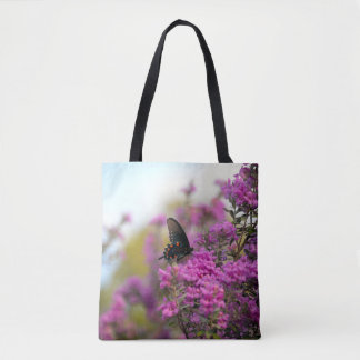 Butterfly & Bloom Tote Bag Tygkasse