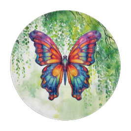 Butterfly Blue Orange Vingar