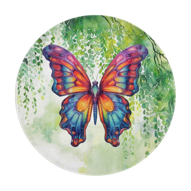 Butterfly Blue Orange Vingar (Framsidan)