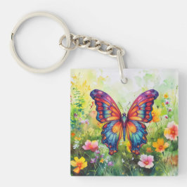 Butterfly Blue Orange Vingar