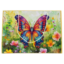 Butterfly Blue Orange Vingar