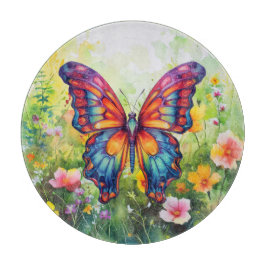 Butterfly Blue Orange Vingar