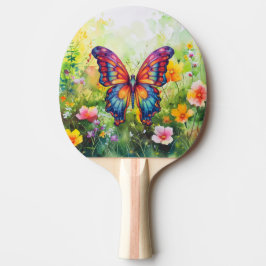 Butterfly Blue Orange Vingar Pingisracket
