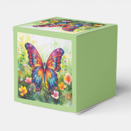 Butterfly Blue Orange Vingar Presentaskar