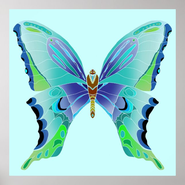 Butterfly Blues Poster (Framsidan)