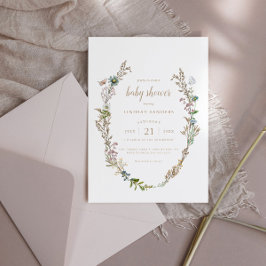 Butterfly Boho Foliage Utandningsskugga Inbjudningar