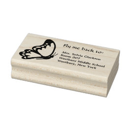 Butterfly Bok Return Stämpel