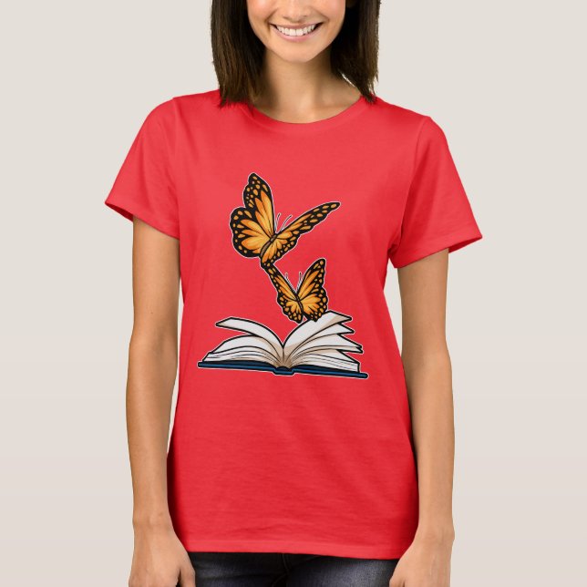 Butterfly Bok T Shirt (Framsida)