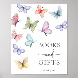 Butterfly Bokar och Gifts Poster