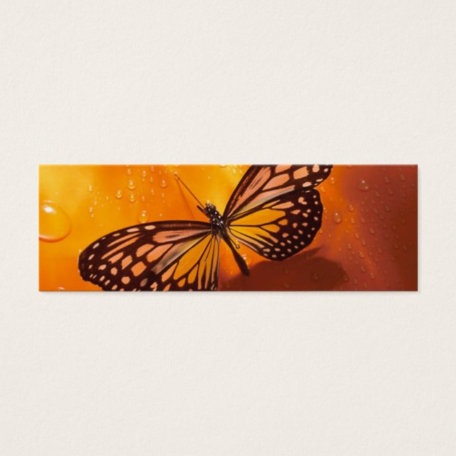 Butterfly Bookmark Litet Visitkort (Framsidan)