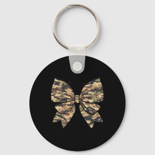 Butterfly Bow Girls Women Camo Coquette Bow Anka H Nyckelring