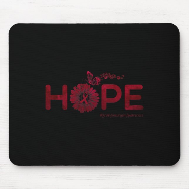 Butterfly Brain Aneurysm Awareness Gifts Musmatta (Framsidan)