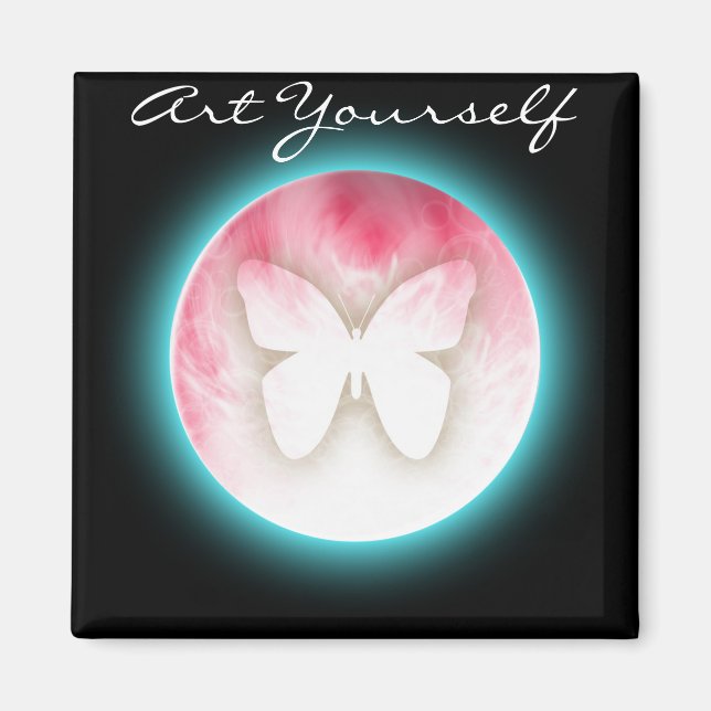 Butterfly Bubbles Magnet (Framsidan)