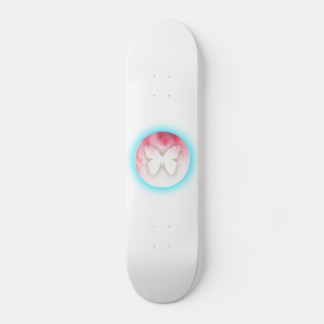 Butterfly Bubbles Old School Skateboard Bräda 21,6 Cm (Framsida)