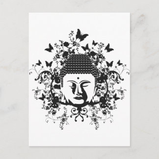 Butterfly Buddha Vykort