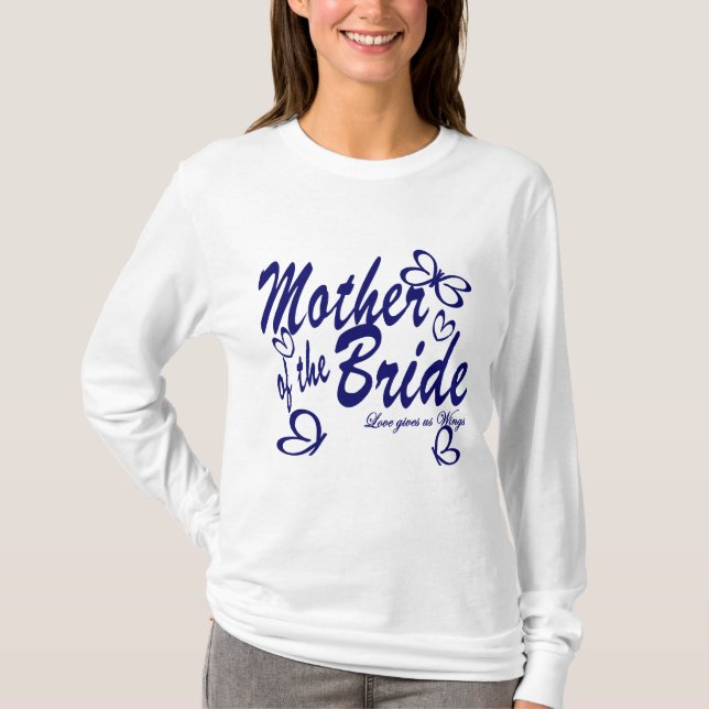 Butterfly/Budens mamma T-shirt (Framsida)