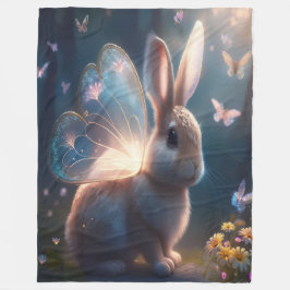 Butterfly Bunny Fleecefilt