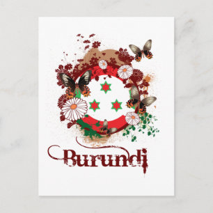 Butterfly Burundi Vykort