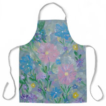 Butterfly Bush Blommigt Apron