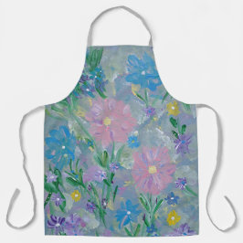Butterfly Bush Blommigt Apron