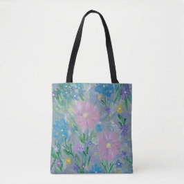 Butterfly Bush Blommigt Tote Bag Tygkasse