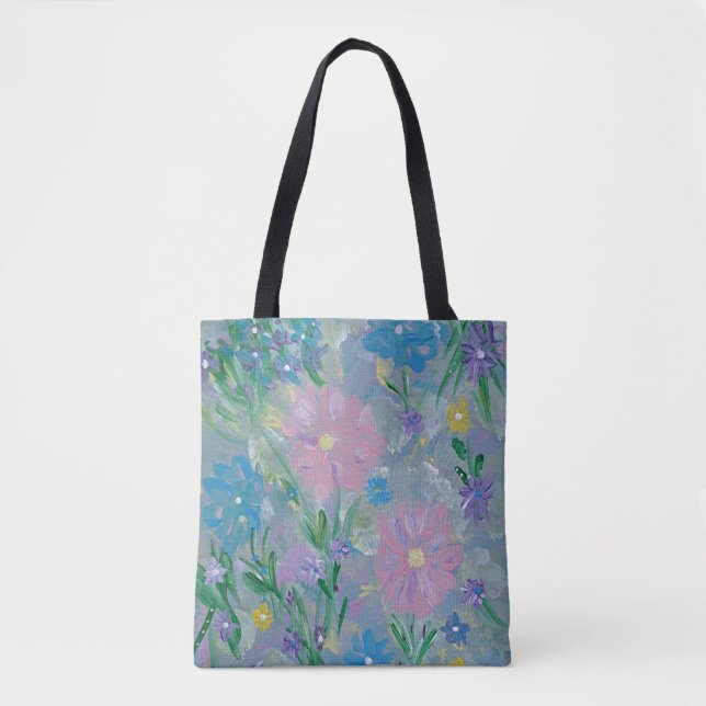 Butterfly Bush Blommigt Tote Bag Tygkasse (Framsida)