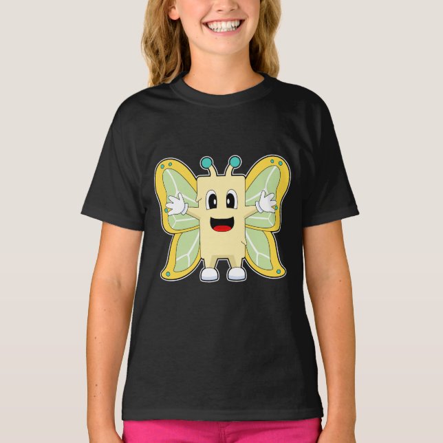 Butterfly Butter T Shirt (Framsida)