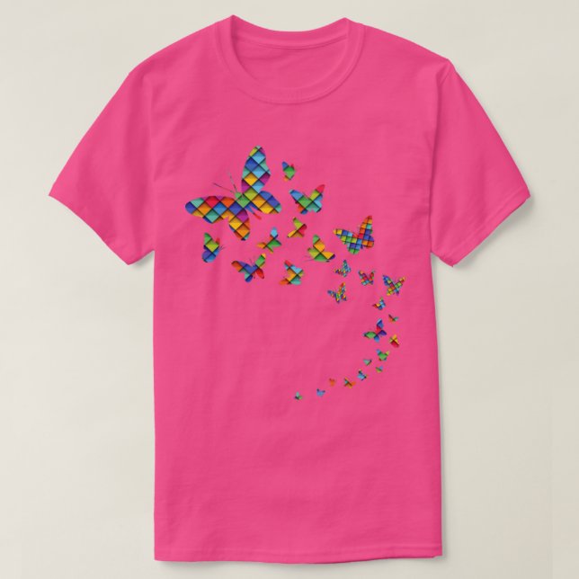 Butterfly Butterflies2 T Shirt (Design framsida)