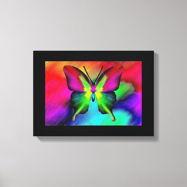 Butterfly Canvass Print Canvastryck (Framsida)