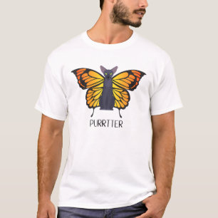 Butterfly Cat Lovers Butterflycat Purrtter Tiger B T Shirt