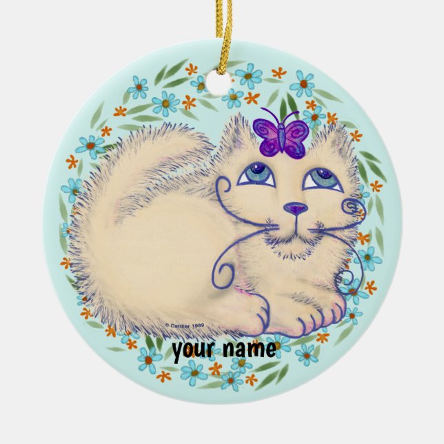 Butterfly Cat Ornament (Framsidan)