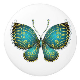 Butterfly Ceramic Knobs and Pulls Knopp