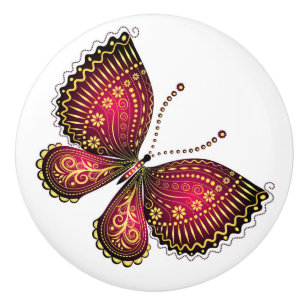 Butterfly Ceramic Knobs and Pulls Knopp