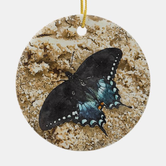Butterfly Ceramic Ornament (Framsidan)