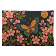 Butterfly Cherry Blossom Moon