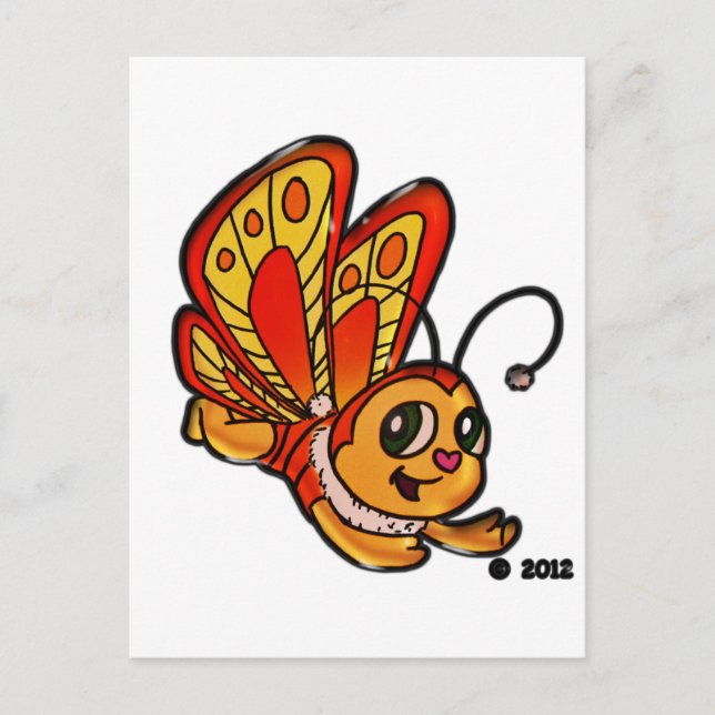 Butterfly Chloe-kampanjartiklar Vykort (Framsida)