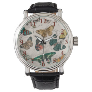 Butterfly Collection Antique Butterflies Armbandsur