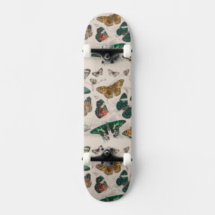 Butterfly Collection Antique Butterflies Mini Skateboard Bräda 18,5 Cm